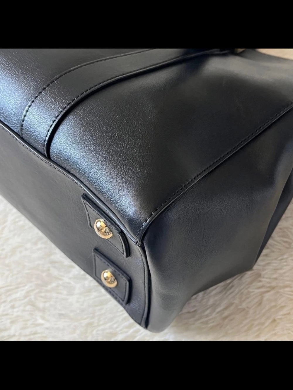Mulberry Black Leather Bayswater-Style Top-Handle Satchel - Picture 8 of 16